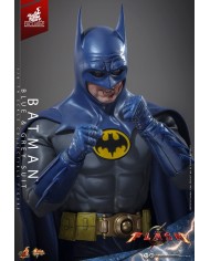 Batman (Blue & Grey Suit) Limited Edition Hot Toys Exclusive The Flash Movie Masterpiece Action Figure 1/6