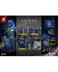Batman (Blue & Grey Suit) Limited Edition Hot Toys Exclusive The Flash Movie Masterpiece Action Figure 1/6