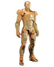 Iron Man Mark III (Golden & Copper Gold Version) Hot Toys Exclusive Iron Man Movie Masterpiece Diecast Action Figure 1/6