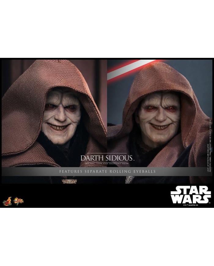 Darth Sidious Star Wars Movie Masterpiece Action Figure 1/6