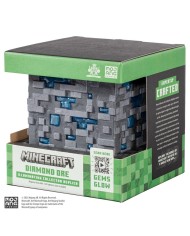 Illuminating Diamond Ore Cube Minecraft Réplica