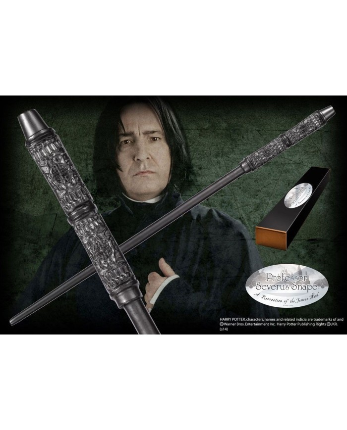 Harry Potter Varita Mágica Profesor Severus Snape (edición carácter)