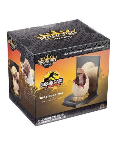 Jurassic Park Estatua Toyllectible Treasure Raptor Egg Life Finds A Way