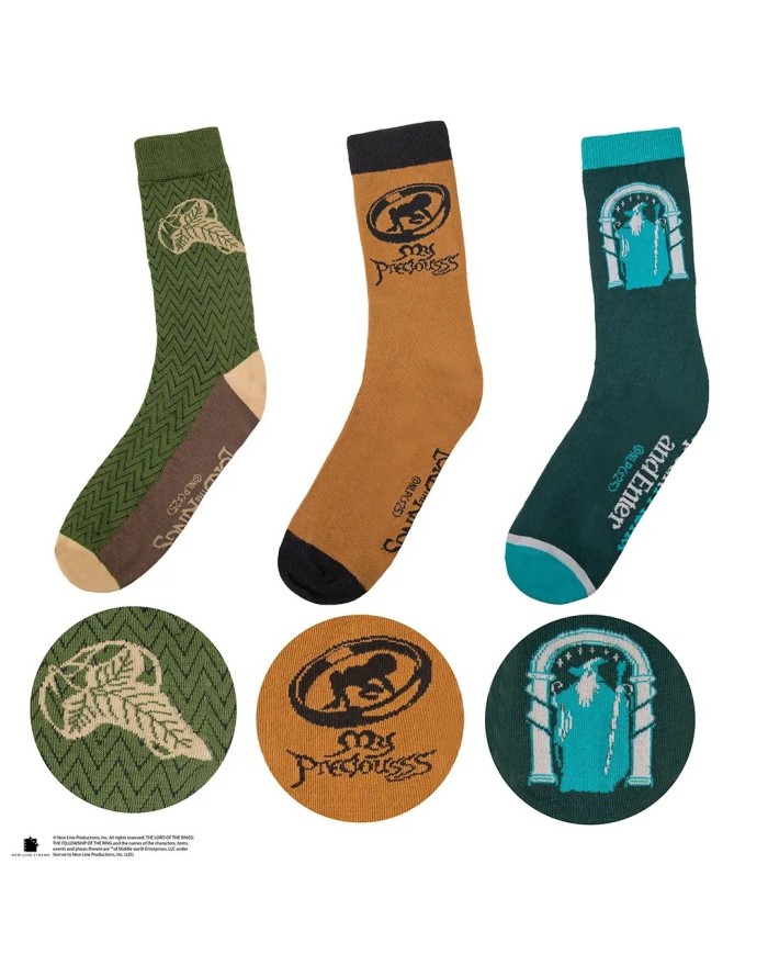 Set de 3 pares de calcetines - El Señor de los Anillos