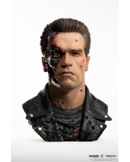 T-800 Model 101 Battle Damaged Art Mask Terminator 2 Replik 1/1