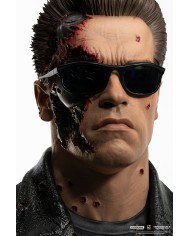 T-800 Model 101 Battle Damaged Art Mask Terminator 2 Replik 1/1