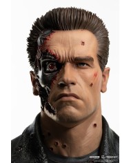 T-800 Model 101 Battle Damaged Art Mask Terminator 2 Replik 1/1