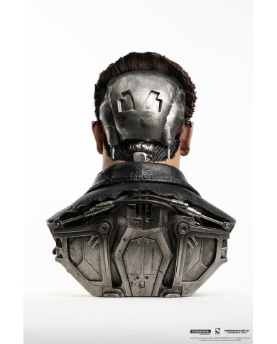 T-800 Model 101 Battle Damaged Art Mask Terminator 2 Replik 1/1