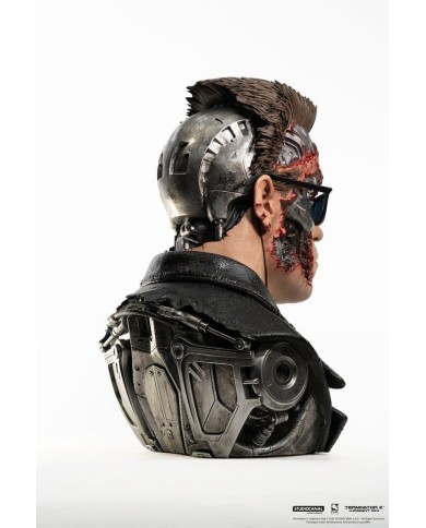 T-800 Model 101 Battle Damaged Art Mask Terminator 2 Replik 1/1