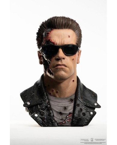T-800 Model 101 Battle Damaged Art Mask Terminator 2 Replik 1/1