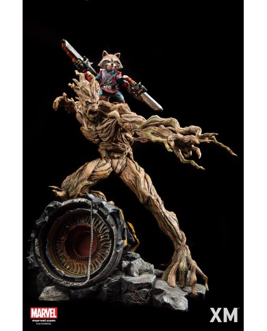 XM Studios Rocket & Groot 1/4 Premium Collectibles Statue