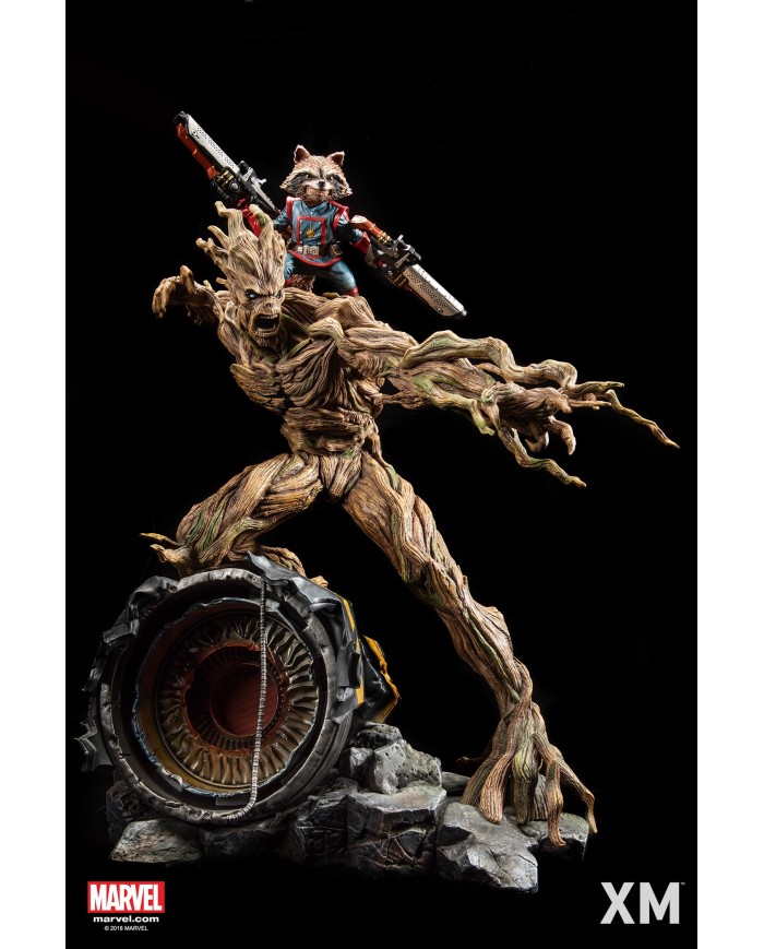 XM Studios Rocket & Groot 1/4 Premium Collectibles Statue