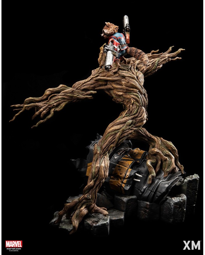 XM Studios Rocket & Groot 1/4 Premium Collectibles Statue