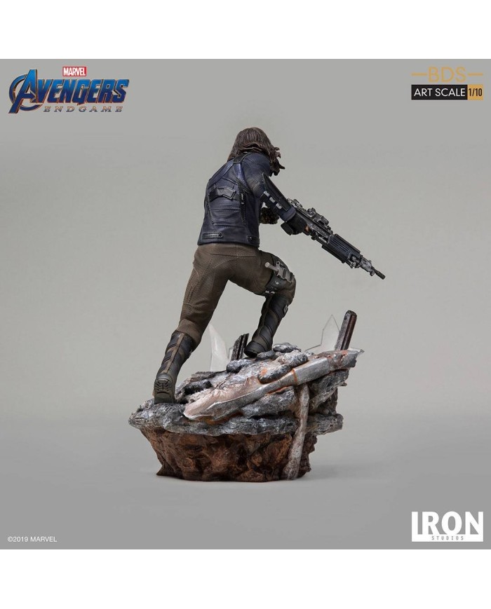 Winter Soldier Vengadores: Endgame Estatua Deluxe BDS Art Scale 1/10