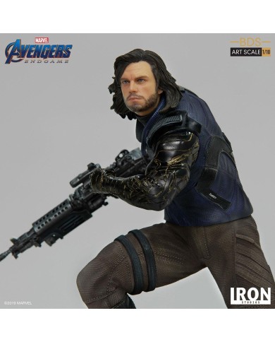 Winter Soldier Vengadores: Endgame Estatua Deluxe BDS Art Scale 1/10