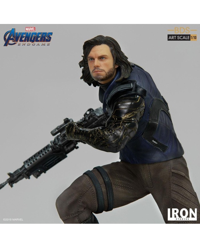 Winter Soldier Vengadores: Endgame Estatua Deluxe BDS Art Scale 1/10