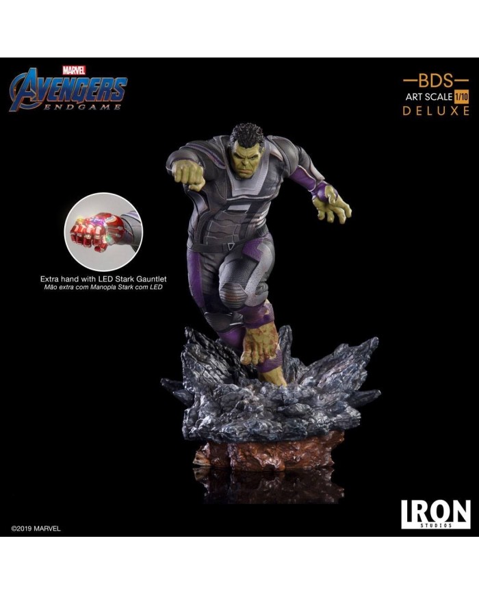 Hulk Deluxe Version Vengadores: Endgame Estatua BDS Art Scale 1/10