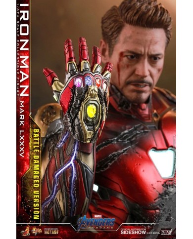 Iron Man Mark LXXXV Battle Damaged Ver. Vengadores: Endgame Figura MMS Diecast 1/6
