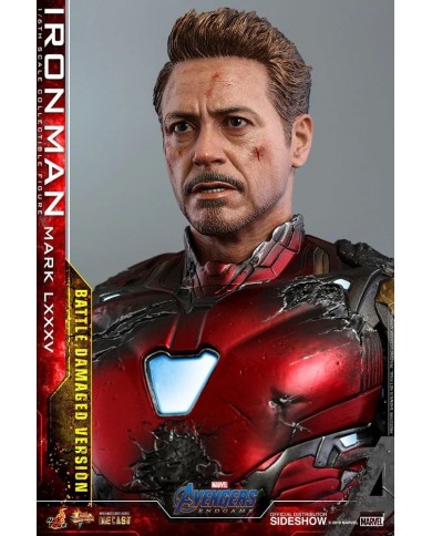 Iron Man Mark LXXXV Battle Damaged Ver. Vengadores: Endgame Figura MMS Diecast 1/6