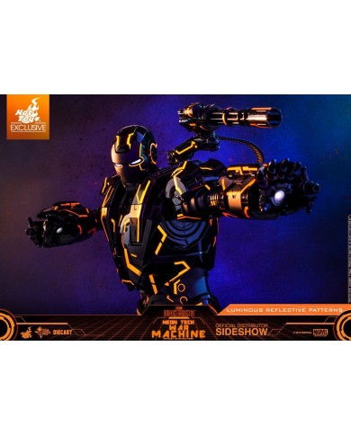 Neon Tech War Machine Hot Toys Exclusive Iron Man 2