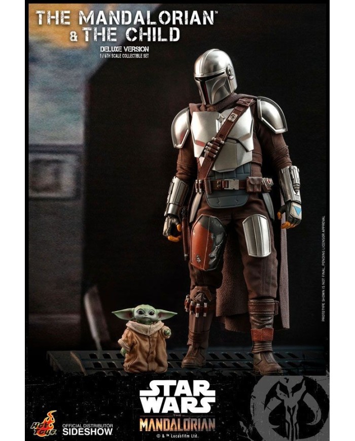 The Mandalorian & The Child Deluxe Star Wars The Mandalorian Pack de 2 Figuras