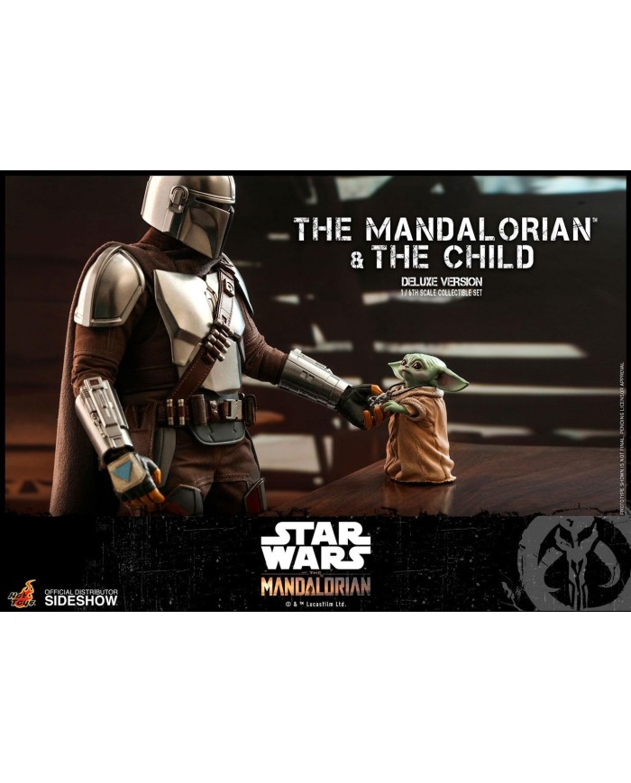 The Mandalorian & The Child Deluxe Star Wars The Mandalorian Pack de 2 Figuras