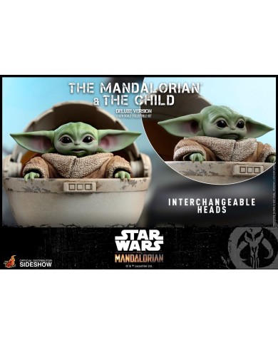 The Mandalorian & The Child Deluxe Star Wars The Mandalorian Pack de 2 Figuras