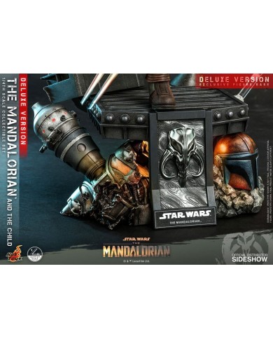 The Mandalorian & The Child Deluxe Figuras 1/4 Star Wars The Mandalorian