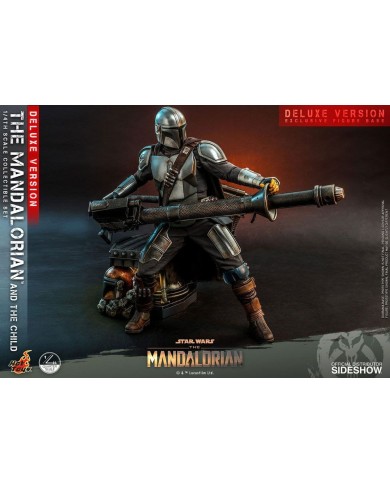 The Mandalorian & The Child Deluxe Figuras 1/4 Star Wars The Mandalorian