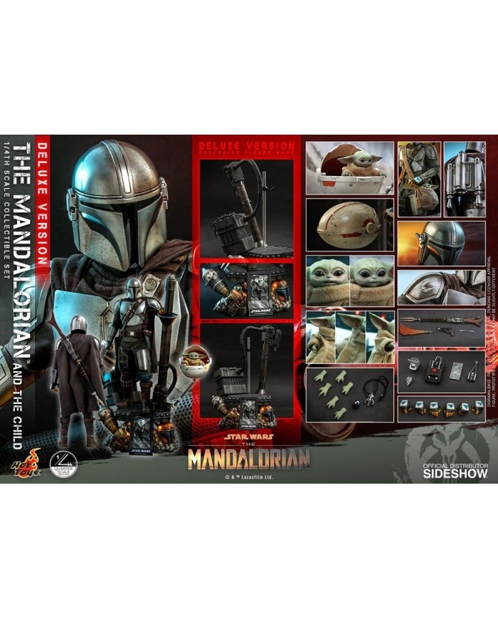 The Mandalorian & The Child Deluxe Figuras 1/4 Star Wars The Mandalorian