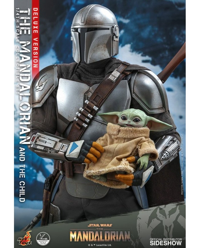 The Mandalorian & The Child Deluxe Figuras 1/4 Star Wars The Mandalorian