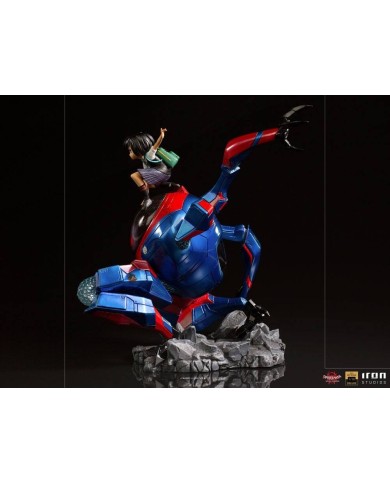 Peni Parker & SP Spider-Man: Un nuevo universo Estatua BDS Art Scale Deluxe 1/10