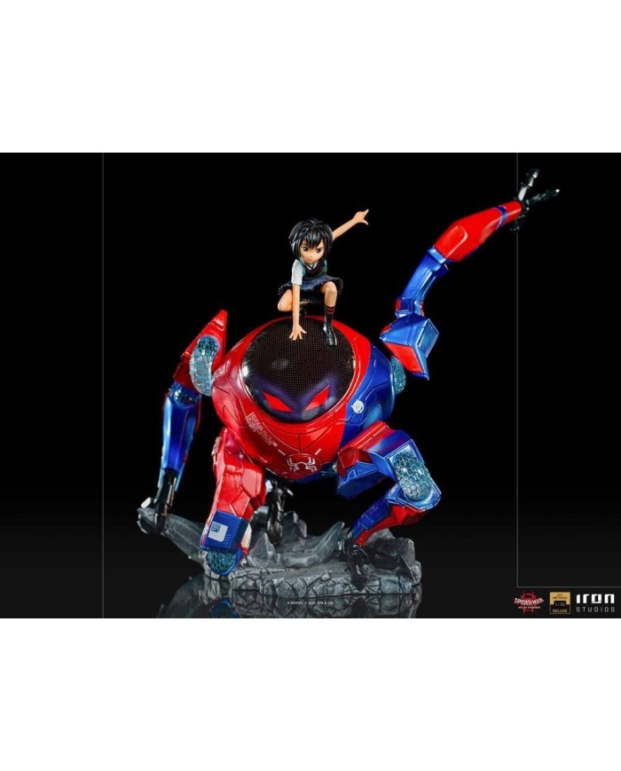 Peni Parker & SP Spider-Man: Un nuevo universo Estatua BDS Art Scale Deluxe 1/10