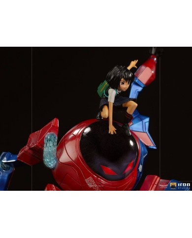 Peni Parker & SP Spider-Man: Un nuevo universo Estatua BDS Art Scale Deluxe 1/10