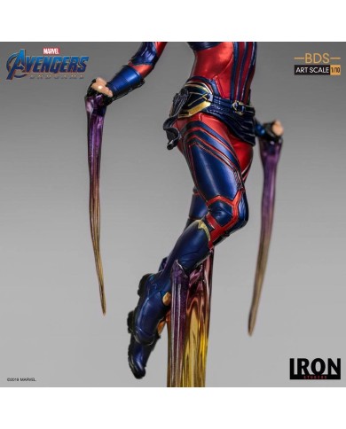 Captain Marvel Vengadores: Endgame Estatua BDS Art Scale 1/10