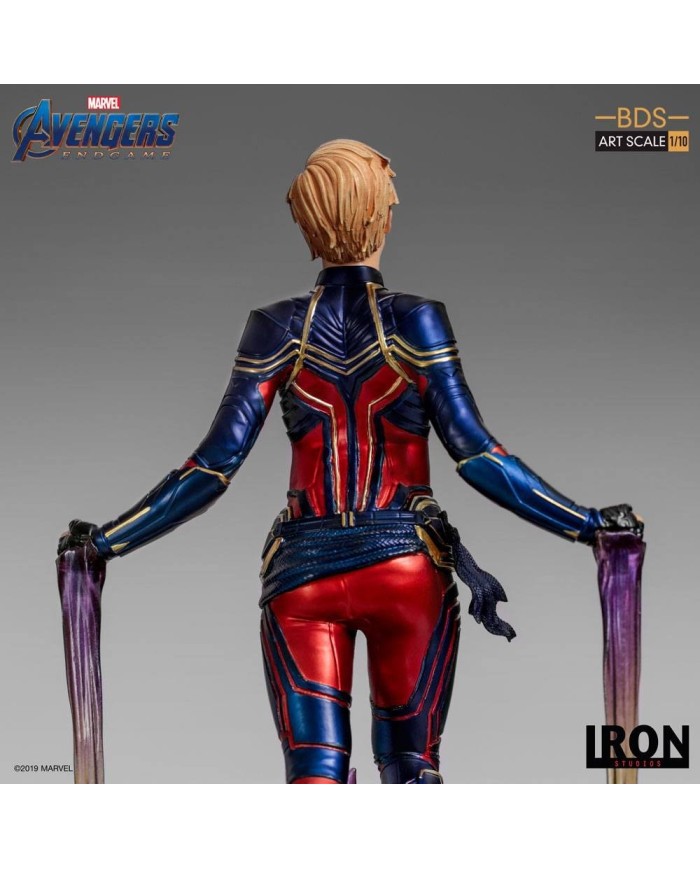 Captain Marvel Vengadores: Endgame Estatua BDS Art Scale 1/10