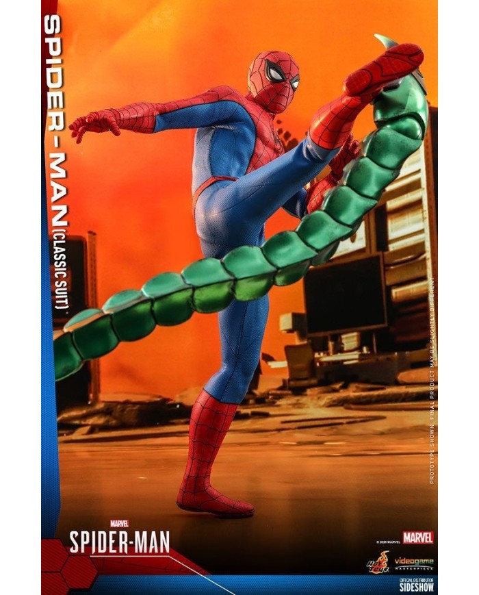 Spider-Man (Classic Suit) Marvel's Spider-Man Figura Video Game Masterpiece 1/6