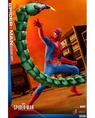 Spider-Man (Classic Suit) Marvel's Spider-Man Figura Video Game Masterpiece 1/6