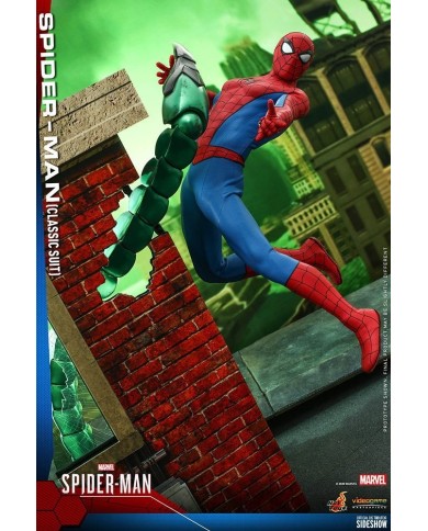 Spider-Man (Classic Suit) Marvel's Spider-Man Figura Video Game Masterpiece 1/6
