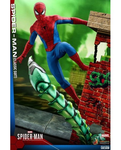 Spider-Man (Classic Suit) Marvel's Spider-Man Figura Video Game Masterpiece 1/6