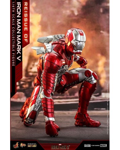 Iron Man Mark V - Iron Man 2 Figura Movie Masterpiece Series Diecast