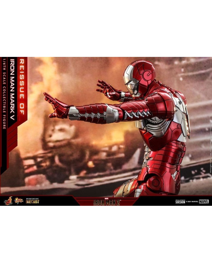 Iron Man Mark V - Iron Man 2 Figura Movie Masterpiece Series Diecast